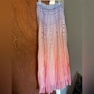 Maxi colorful flowy skirt